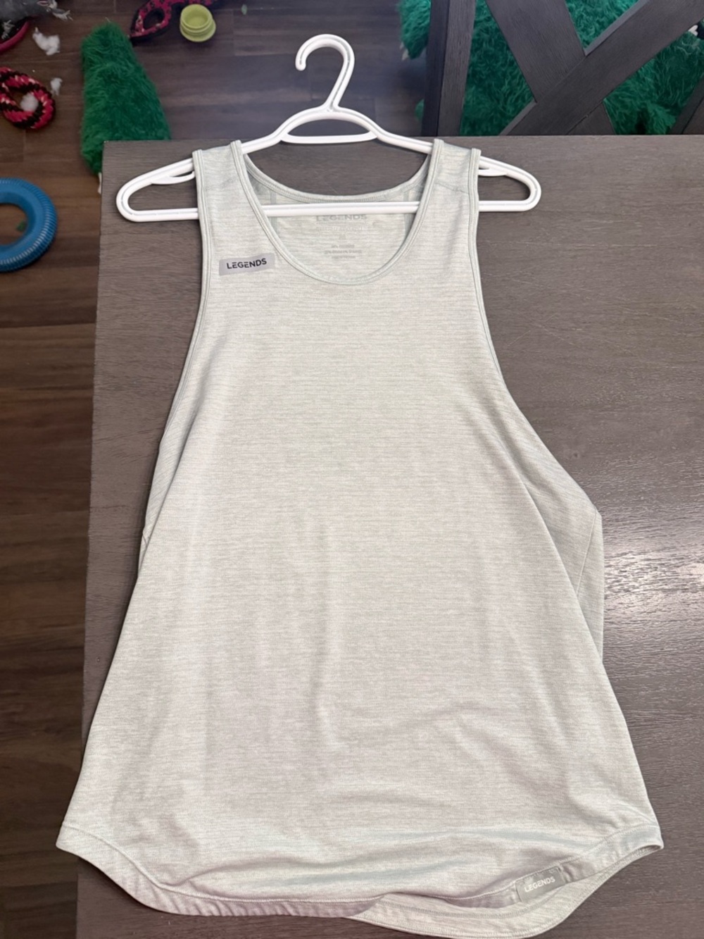 Legends Men’s White Tank Top - Picture 3 of 7